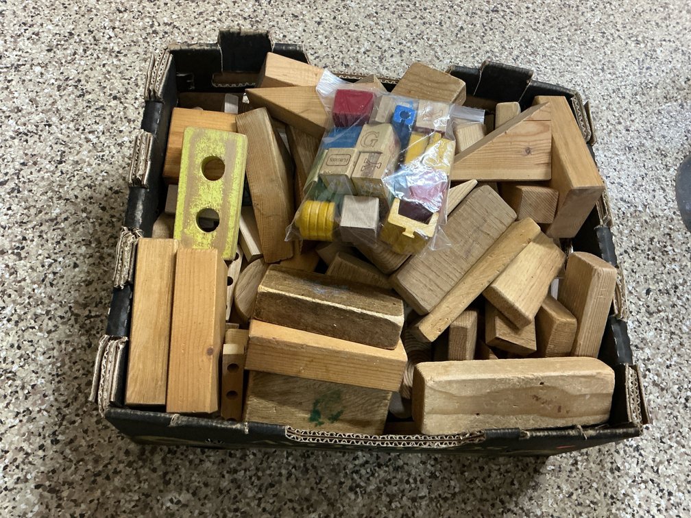 Assorted wood blocks 