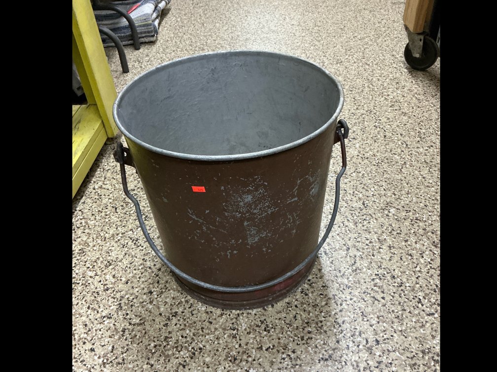 Large metal pail 