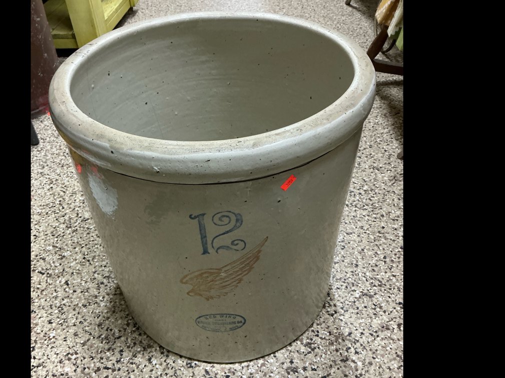 12 gallon Red Wing crock 