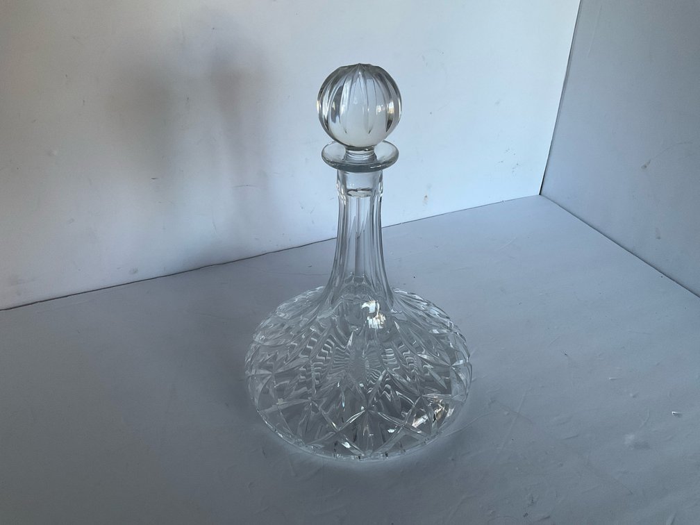BLOCK Crystal decanter with stopper-Living room 