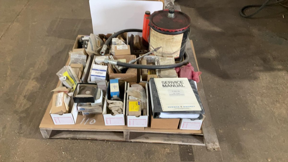 Skid of Parts for Newman Planer