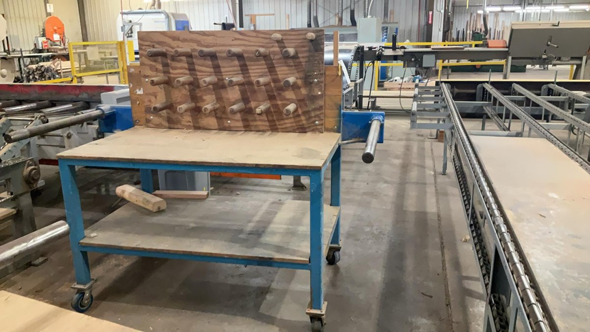 Blade and Collar Storage Cart