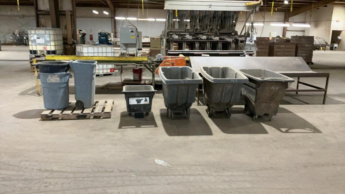 Poly Carts and Trash Cans