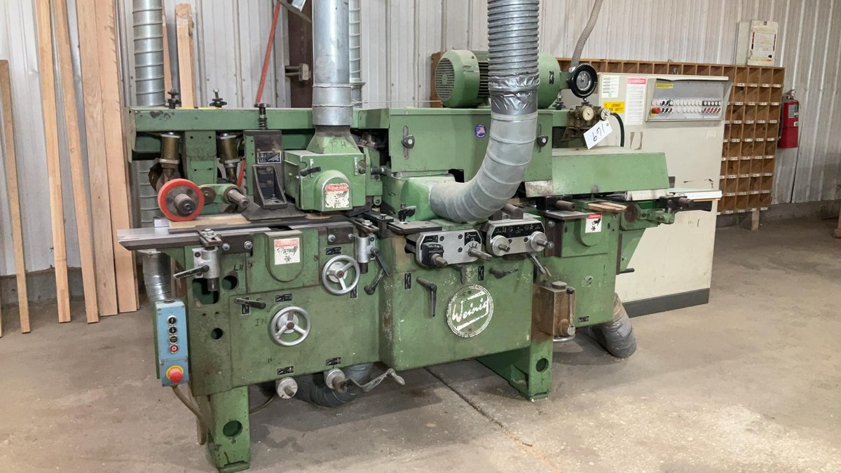 1985 Weinig Unimat U17AL Moulder
