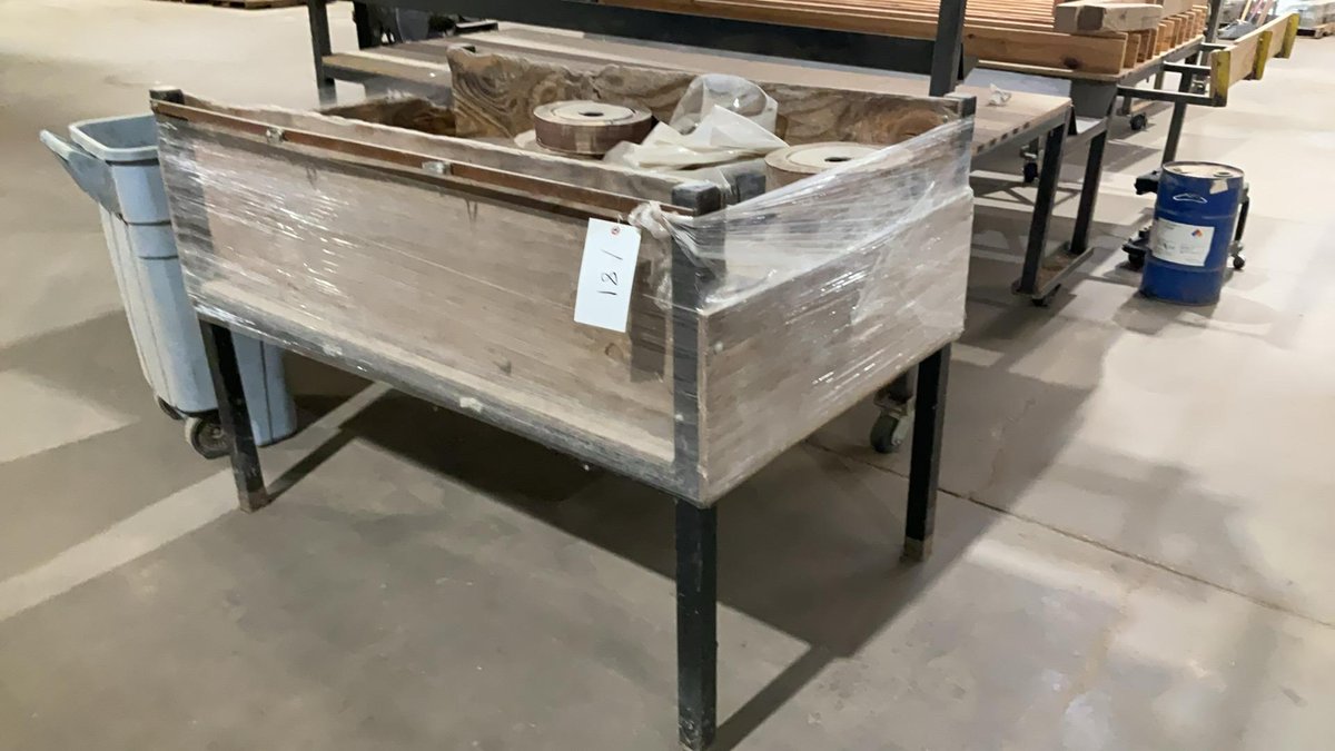 Sanding Wheels and Bin