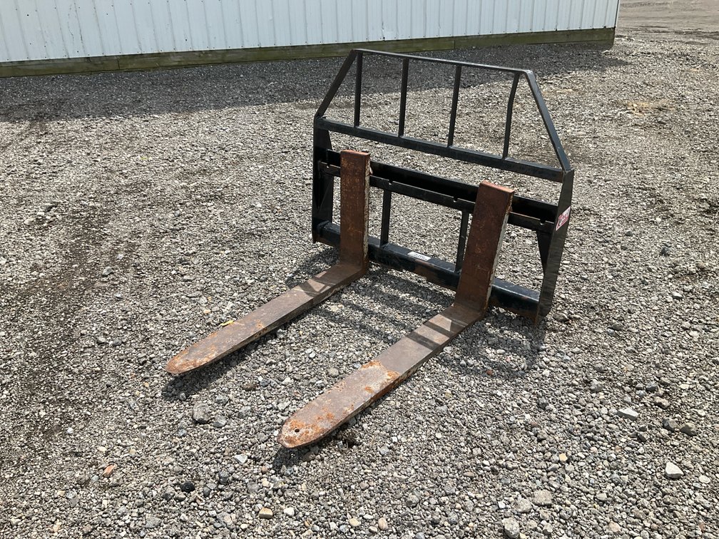 Kivel Attachments Skid Steer Pallet Forks, 3500 lb Capacity
