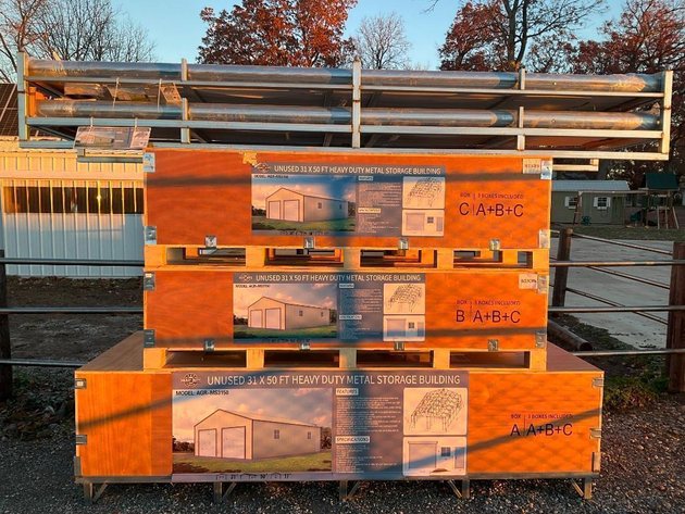 31' x 50' Heavy Duty Metal Storage Building - Middlebury, IN