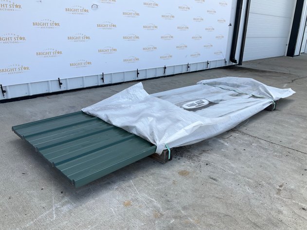 1 Bundle of Iron Skin Products Corrugated Metal Roofing Panels