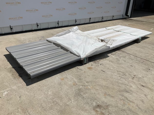 1 Bundle of Iron Skin Products Corrugated Metal Roofing Panels