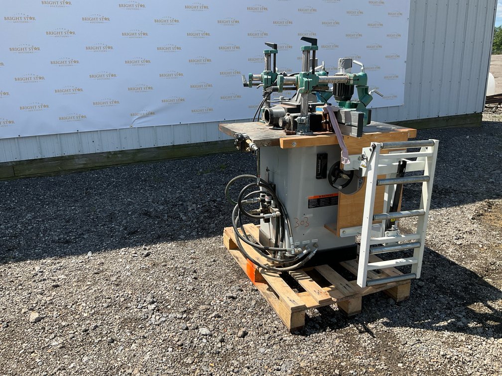 Delta 43-431X Woodworking Shaper with Grizzly G4176 Power Feeder & Parker Hydraulic Unit