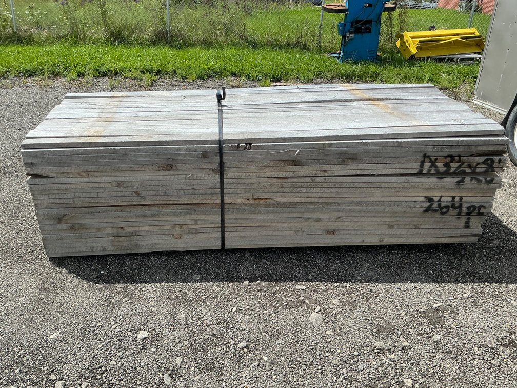 Banded Rough-Sawn Dimensional Lumber