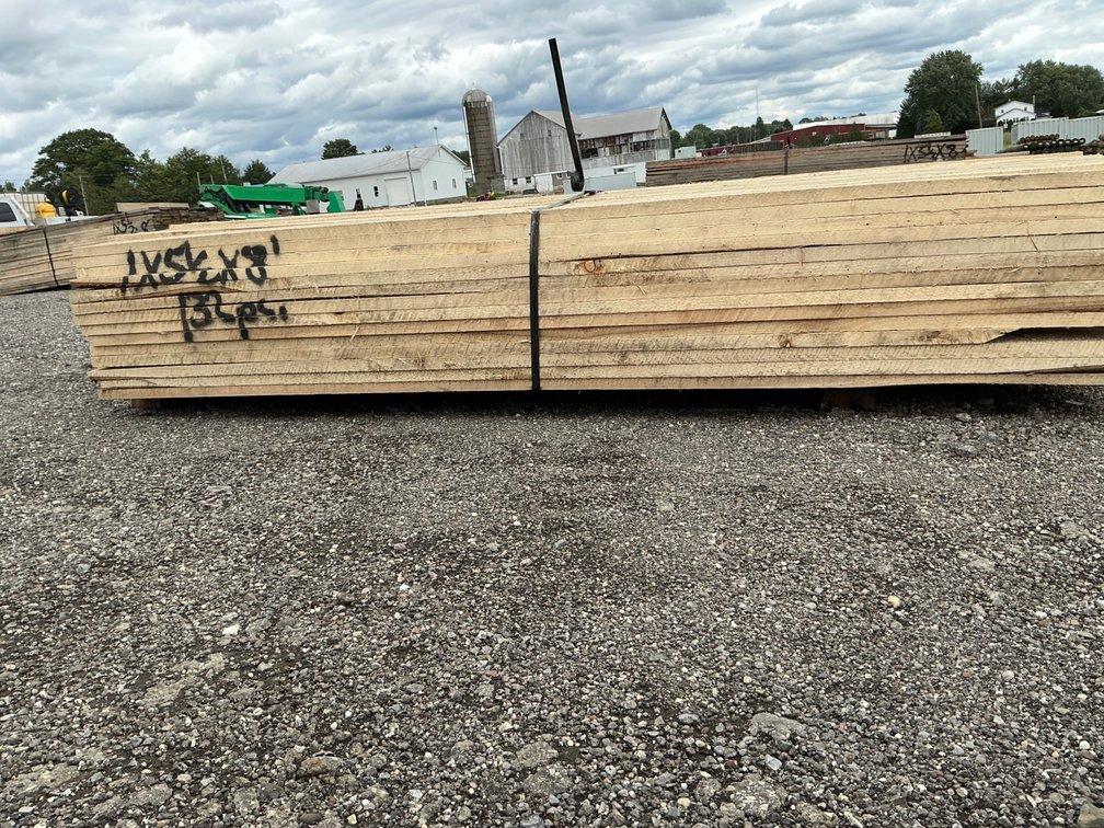 1x5 1/2x8' Rough-Sawn Lumber Bundle (132 Pcs.)