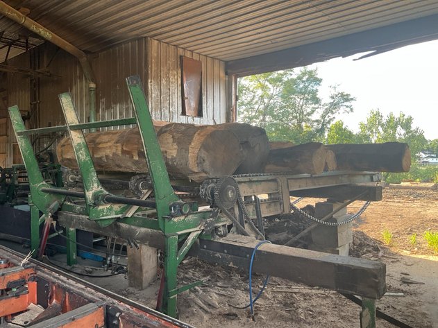 Three Strand Log Deck  - JR Sawmill LLC