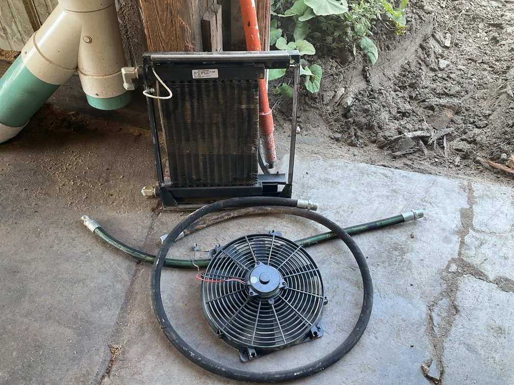 Heat Exchanger Radiator With Fan  - JR Sawmill LLC