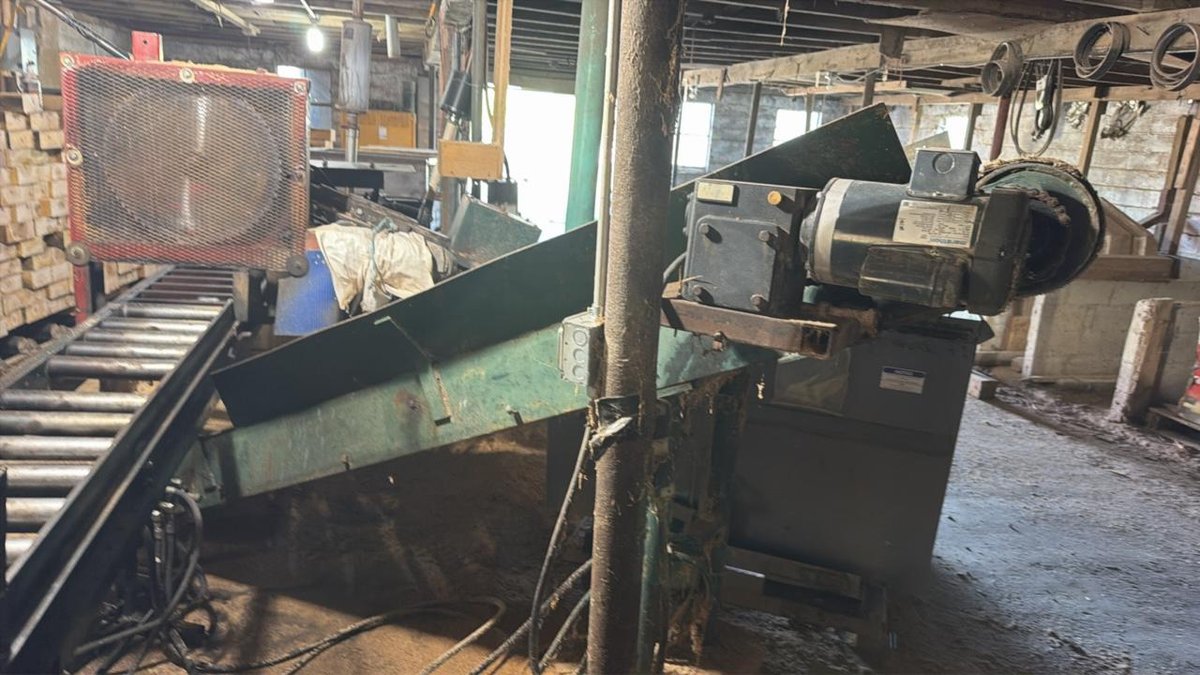 Inclined Belt Conveyor  - Walnut Hill Lumber