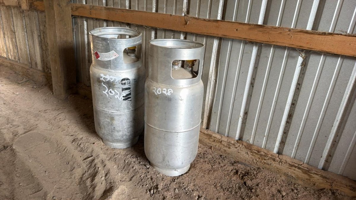 Forklift LP Fuel Tanks  - Walnut Hill Lumber
