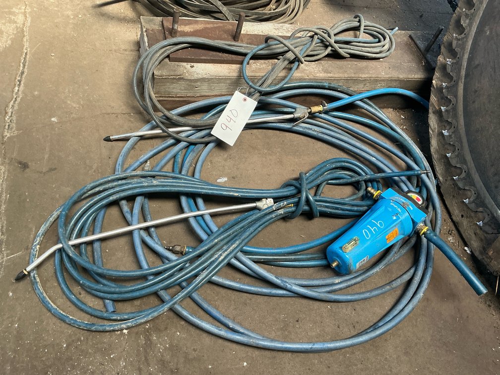 Pneumatic Air Hoses, Blow Gun Extension Wands, and Inline Air Filter