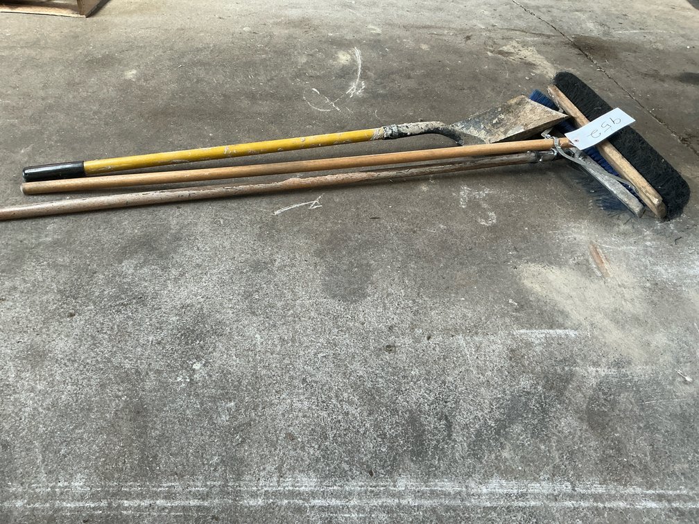 Push Brooms and Square Point Shovel