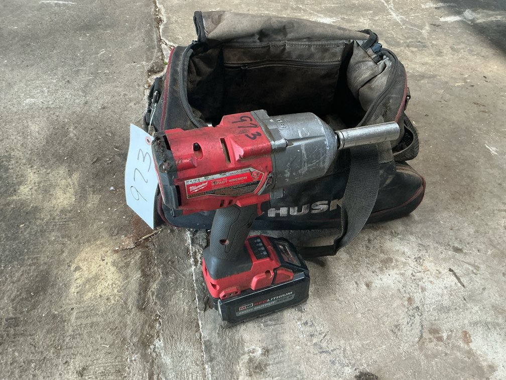 Cordless Impact Wrench, Battery, Tool Bag, Sockets, and More