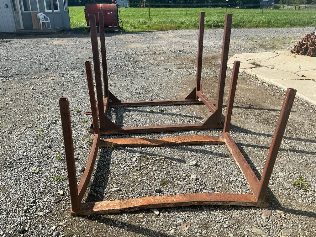 2 Welded Steel Storage Cradle Racks