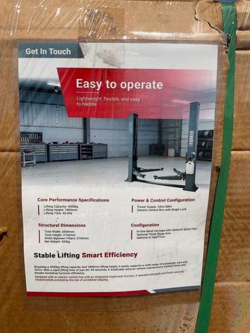 Unused 2-Post Automotive Lift - Middlefield, OH