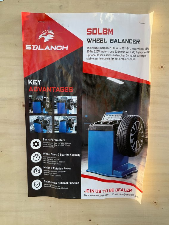 Unused SDLANCH SDLBM Wheel Balancer - Middlefield, OH