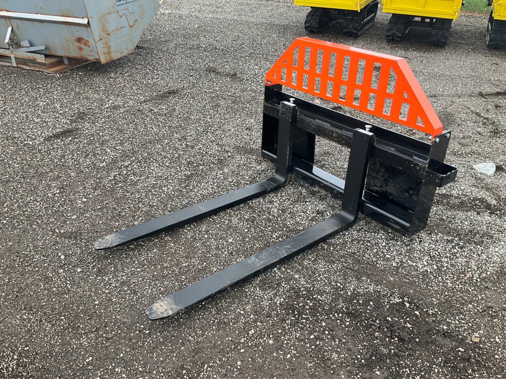 Unused Wolverine FK-11-48W Skid Steer Pallet Fork Attachment - Middlefield, OH