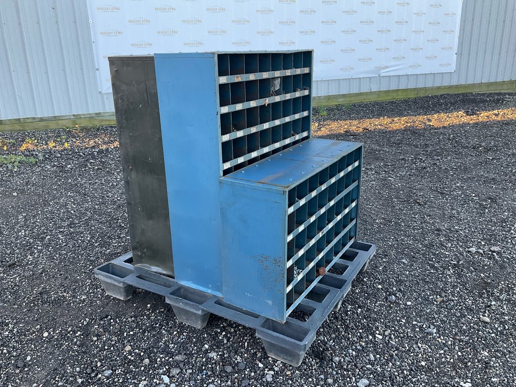 Metal Bolt Bin Organizers with Hardware