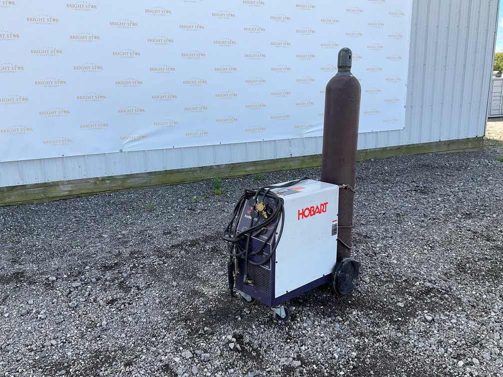 Hobart IronMan 210 MIG Welder with Gas Cylinder