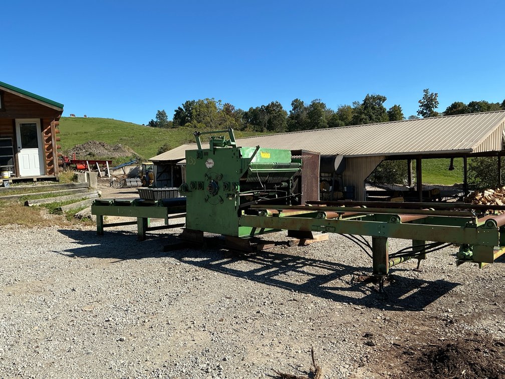 Cornell Model 42 Edger with Roller Conveyors