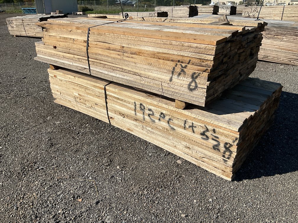 (2) Bundles of Rough-Sawn Lumber
