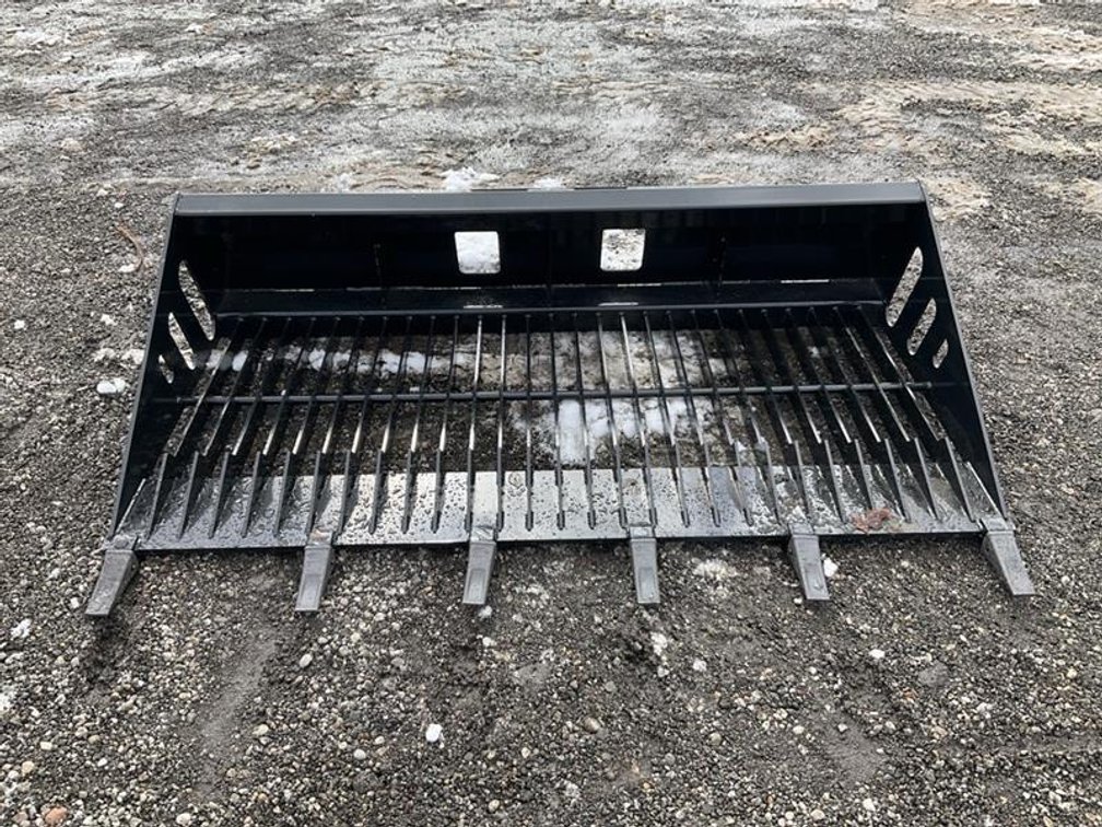 Unused Wolverine Skid Steer Toothed Rock Bucket - Middlebury, Indiana