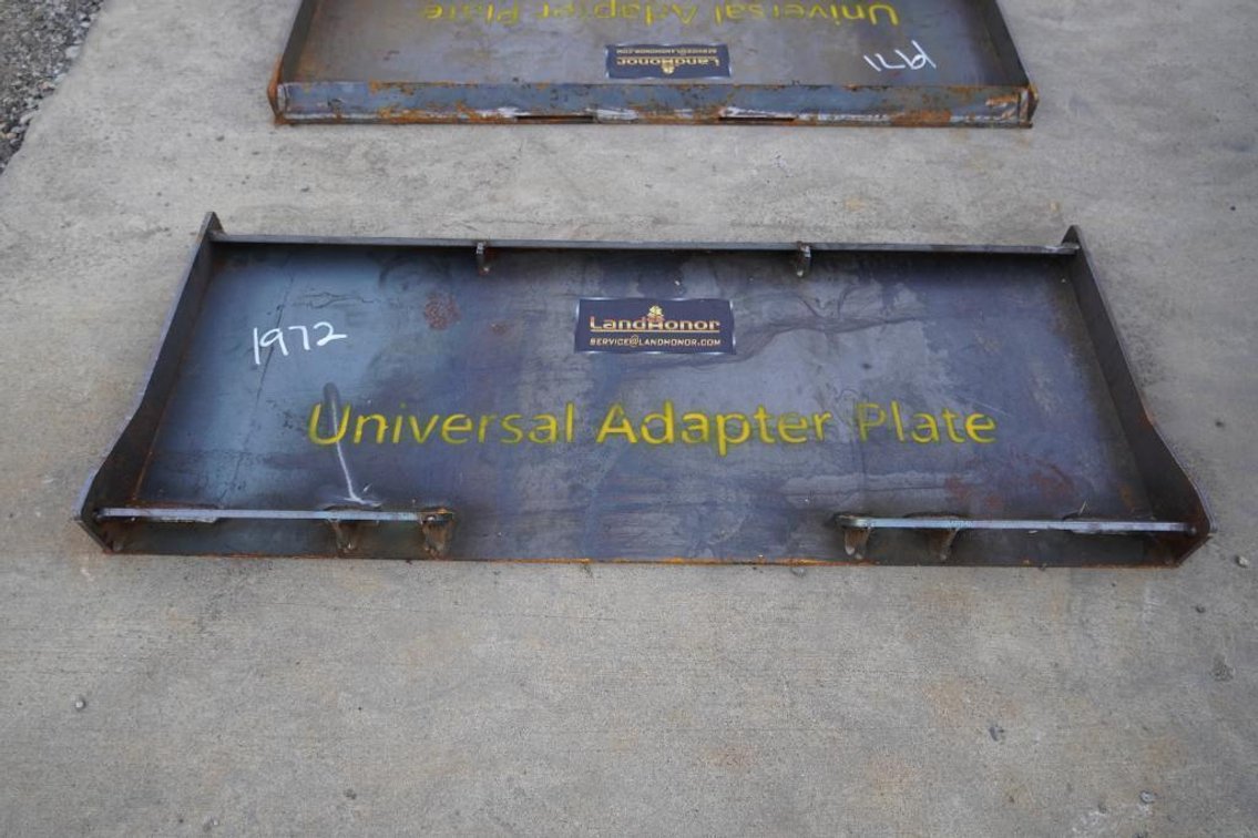 Unused Landhonor Skid Steer Universal Adapter Plate - Middlebury, Indiana