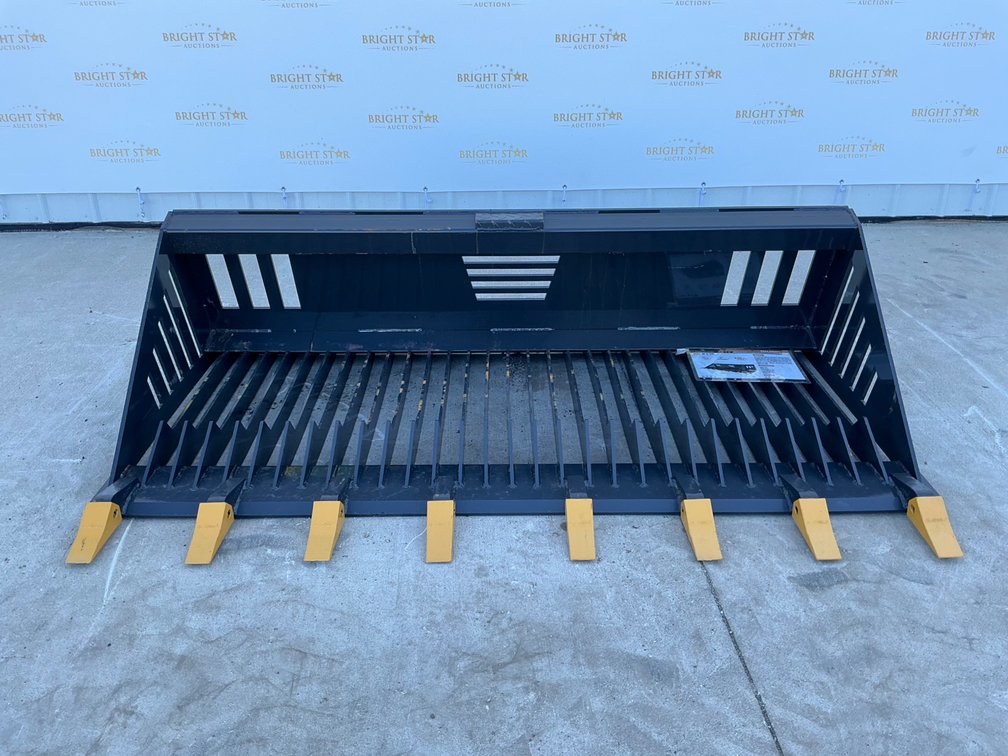 Unused LandHonor 72” Skid Steer Rock Bucket - Middlebury, Indiana