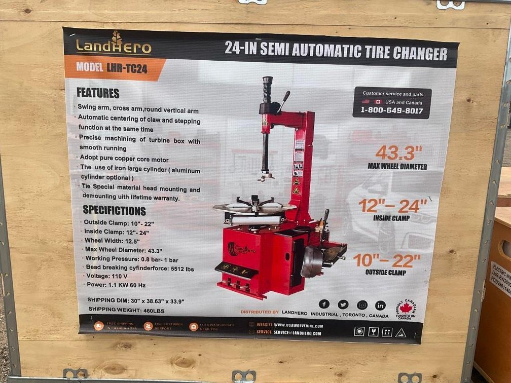 Unused Landhonor Tire Changer - Middlebury, Indiana
