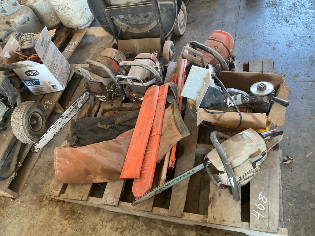 Chainsaws, Oregon Chain Sharpener, Bar Scabbards, Safety Chaps, and More