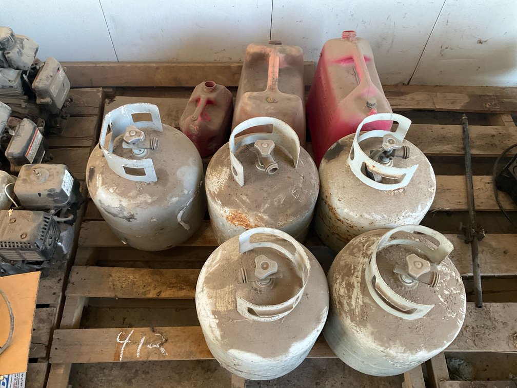 Propane Tanks and Fuel Cans