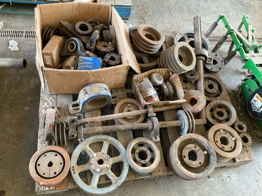 Pulleys, Sheaves, Pillow Block Bearings, Drive Shafts, and More