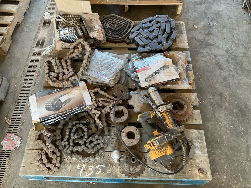 Roller Chains, Sprockets, Dewalt Cordless Grease Gun, and More