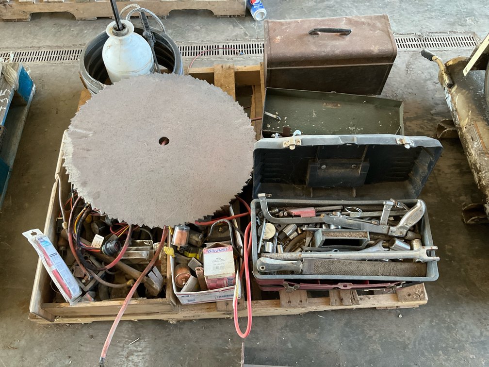 Toolboxes, Hand Tools, 24” Circular Saw Blade, Pump Sprayer, and More