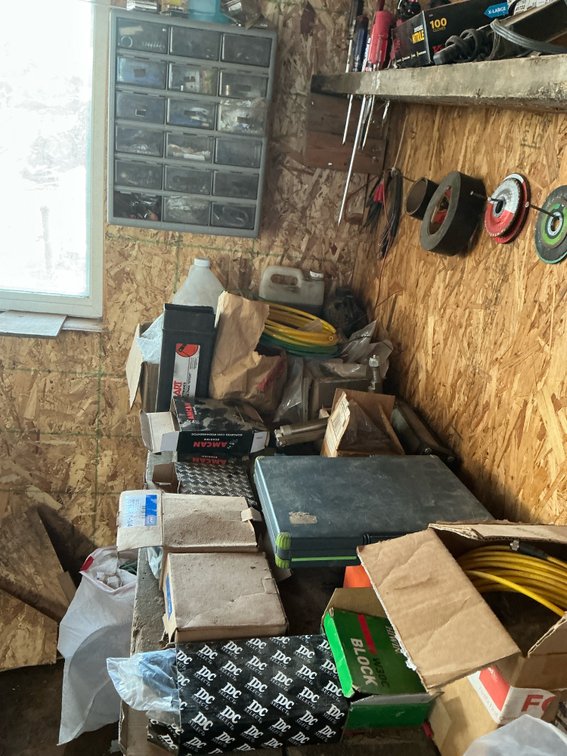 Parts Organizer Cabinet, Bearings, Pneumatic Components, Hardware, and More