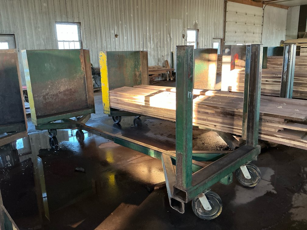 5 Heavy-Duty Steel Lumber Cart