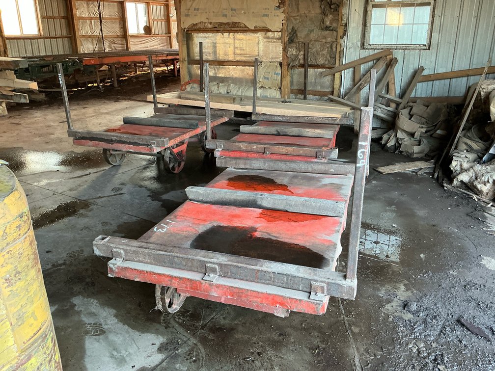 5 Steel Lumber Carts