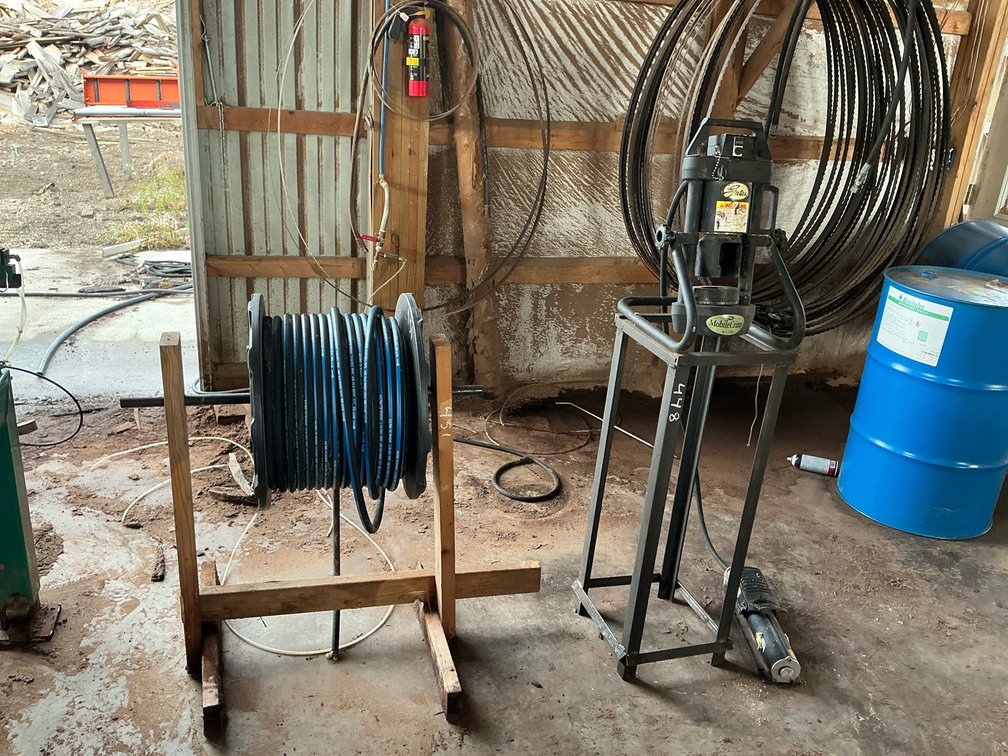 Hose Crimper and parts Entirety.