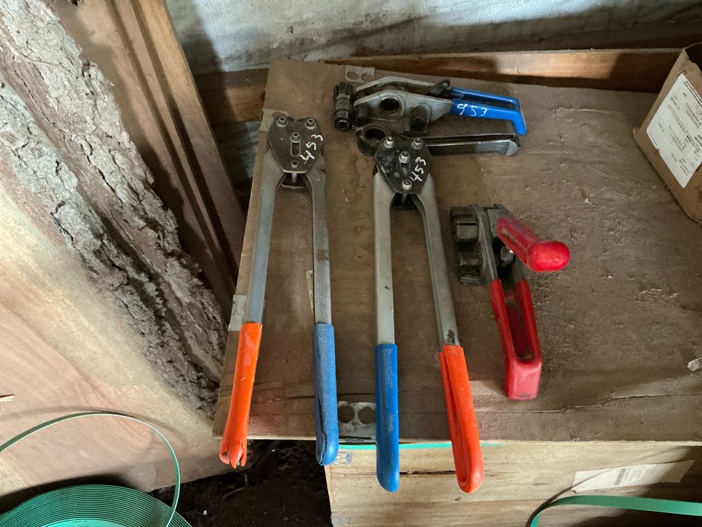 Set of 4 Manual Strapping Sealers and Tensioners