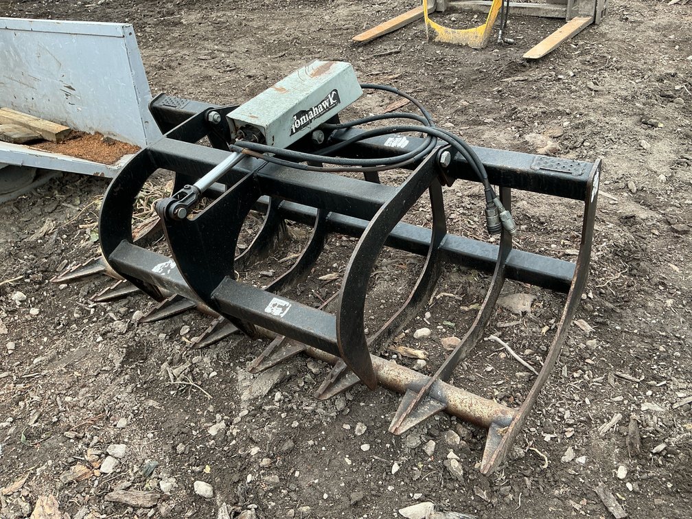 66” Tomahawk Skid Steer Root Grapple Attachment