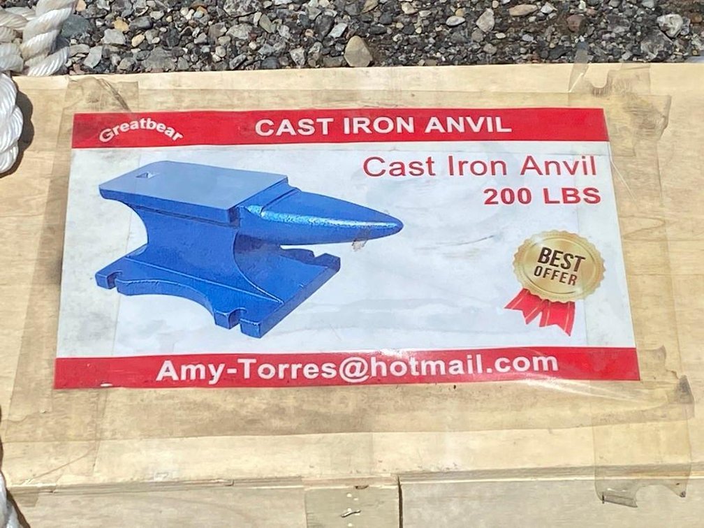 Unused Greatbear 200 LB Cast Iron Anvil - Middlebury, Indiana