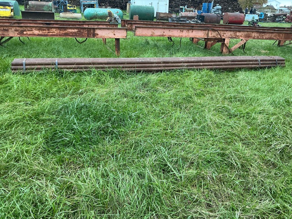 Bundle of Round Steel Pipes