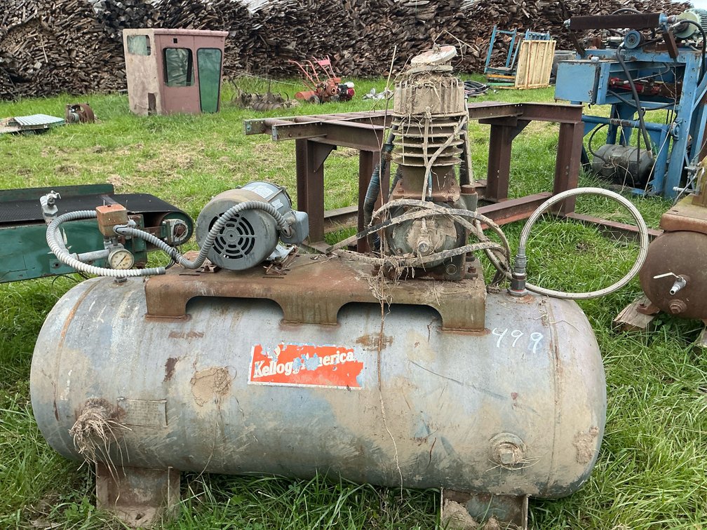 Kellogg-American Horizontal Tank Air Compressor