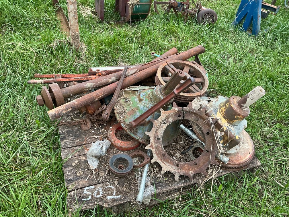 Shafts, Pulleys, Sprockets, Clutch Assembly